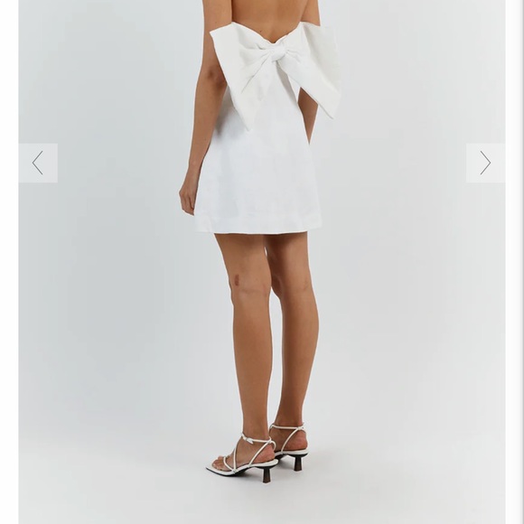 DISSH | Dresses | Aisle White Linen Back Bow Dress | Poshmark DISSH | Dresses | Aisle White Linen Back Bow Dress | Poshmark